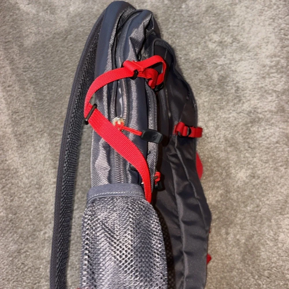 High Sierra Gray Red Laptop Backpack 